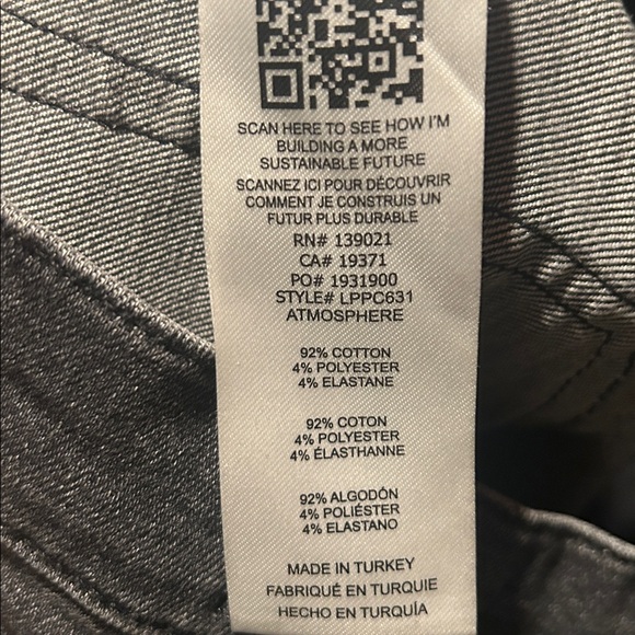 Frame Denim Le Crop Palazzo grey wash - Picture 3 of 5